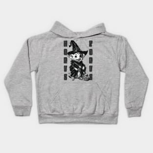 Hocus Pocus Cute Spooky Design Kids Hoodie